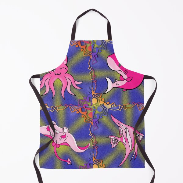 Item preview, Pink Sea Creatures with Mandala Design designed and sold by MyMemoriesArts.
