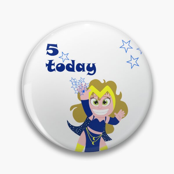 Item preview, Galaxy girl birthday age 5 designed and sold by KWGD - Kelly Woodward Graphic Designer.