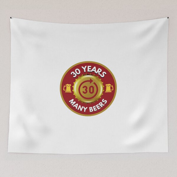 Item preview, 30 Years, Many Beers designed and sold by JCMCDesigns.
