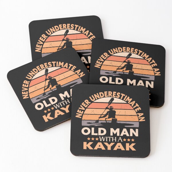Item preview, Never Underestimate An Old Man With A Kayak designed and sold by Luna1Shop.