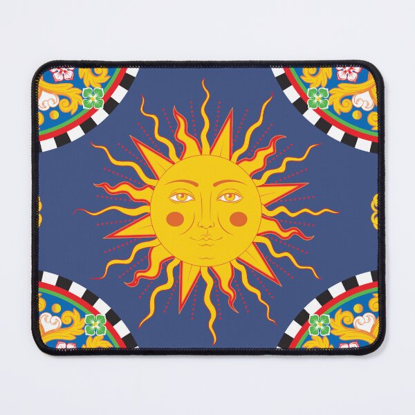 Item preview, "Bring Mediterranean Charm to Your Home: The Stunning Sicilian Baroque Maiolica with Sun" designed and sold by nouveaudecor.