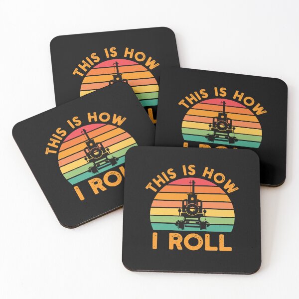 Item preview, Funny Train Driver Gift: This Is How I Roll Train Vintage - Locomotive Train Engineer Travel Lover designed and sold by Adexyl.
