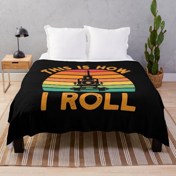 Item preview, Funny Train Driver Gift: This Is How I Roll Train Vintage - Locomotive Train Engineer Travel Lover designed and sold by Adexyl.