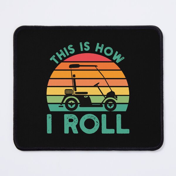 Item preview, Funny Golfer Gift: This Is How I Roll Golf Cart Retro Vintage - Golfing Golf Lover designed and sold by Adexyl.