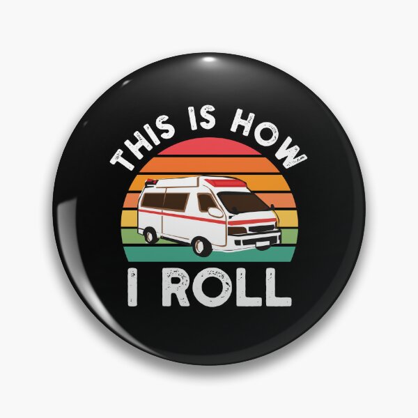 Item preview, Funny Bus Driver Gift: This Is How I Roll Bus Driver Retro Vintage - School Bus Lover designed and sold by Adexyl.