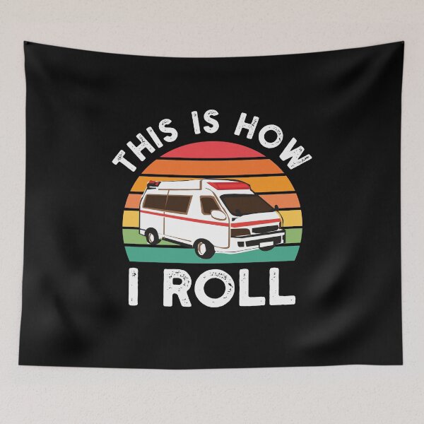 Item preview, Funny Bus Driver Gift: This Is How I Roll Bus Driver Retro Vintage - School Bus Lover designed and sold by Adexyl.