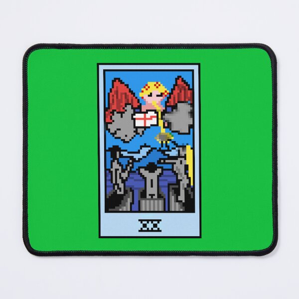 Item preview, Wait, is this pixel art tarot? Green - Major Arcana 'Judgement' (Design for T-shirt, stickers and other accessories) designed and sold by Pixel Waite.