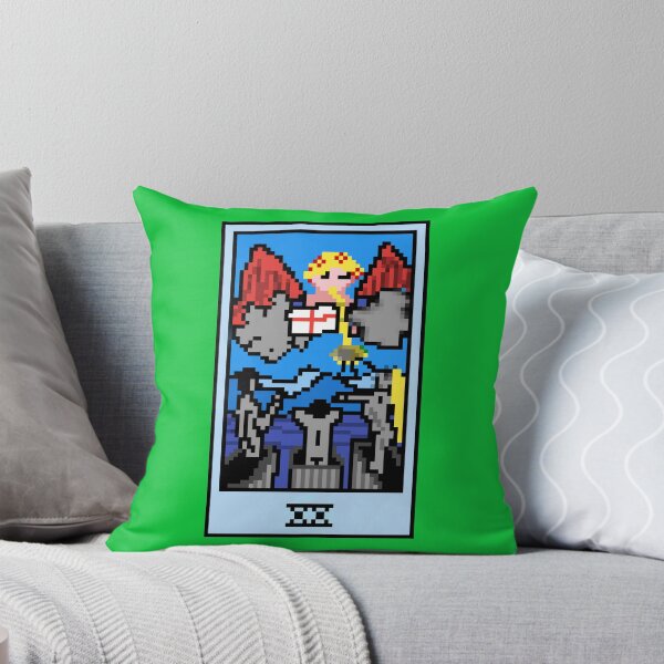 Item preview, Wait, is this pixel art tarot? Green - Major Arcana 'Judgement' (Design for T-shirt, stickers and other accessories) designed and sold by Pixel Waite.