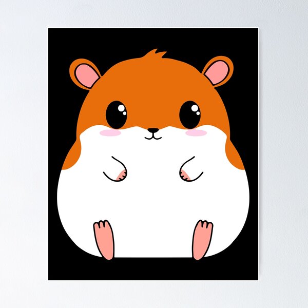 Item preview, Cute Hamster Cartoon designed and sold by FerrenSmall.