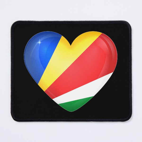 Item preview, My heart is in Seychelles, Love Seychelles. designed and sold by ArtIsParty.