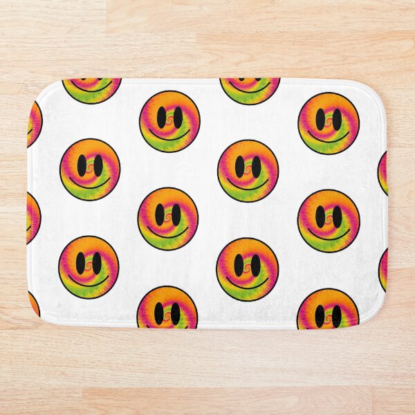Item preview, hippy trippy tiedye colorful emoji designed and sold by Beeroclock.