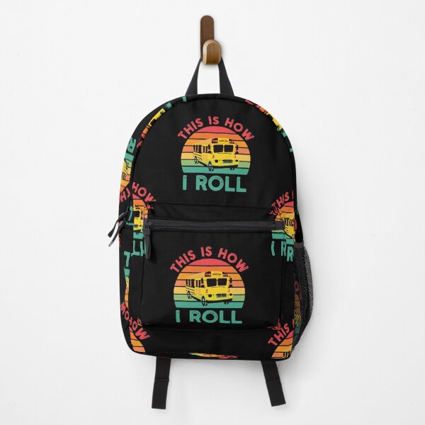 Item preview, Funny School Bus Driver Gift: This Is How I Roll Bus Driver Retro Vintage - School Bus Lover designed and sold by Adexyl.