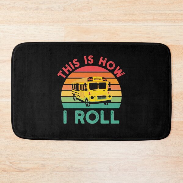 Item preview, Funny School Bus Driver Gift: This Is How I Roll Bus Driver Retro Vintage - School Bus Lover designed and sold by Adexyl.