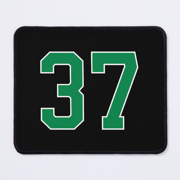 Item preview, 37 number, green lucky sports thirty seven designed and sold by ArtIsParty.