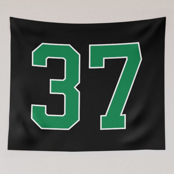 Item preview, 37 number, green lucky sports thirty seven designed and sold by ArtIsParty.
