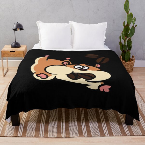 Item preview, Golden Hamster Eating Coffee Beans designed and sold by FerrenSmall.