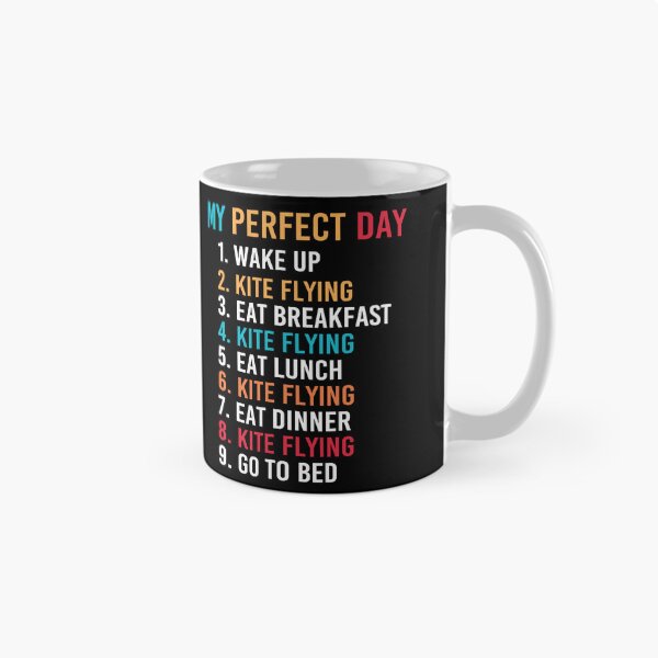 Item preview, My Perfect Day Kite Flying Lover Gift designed and sold by Luna1Shop.