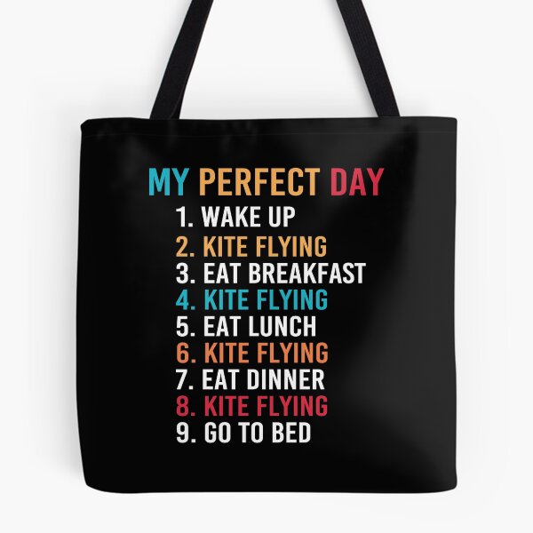 Item preview, My Perfect Day Kite Flying Lover Gift designed and sold by Luna1Shop.