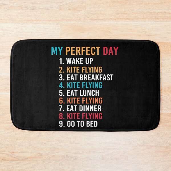 Item preview, My Perfect Day Kite Flying Lover Gift designed and sold by Luna1Shop.