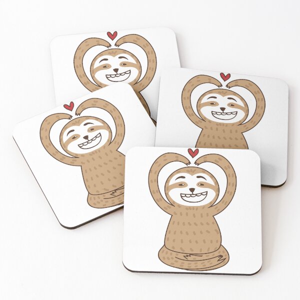 Item preview, Sloth Stack, Cute Sloth Vinyl Sticker, Best Friend Gift, Trendy Stickers, Cute Stickers, Water Bottle Sticker, Macbook Sticker designed and sold by ELBStore.