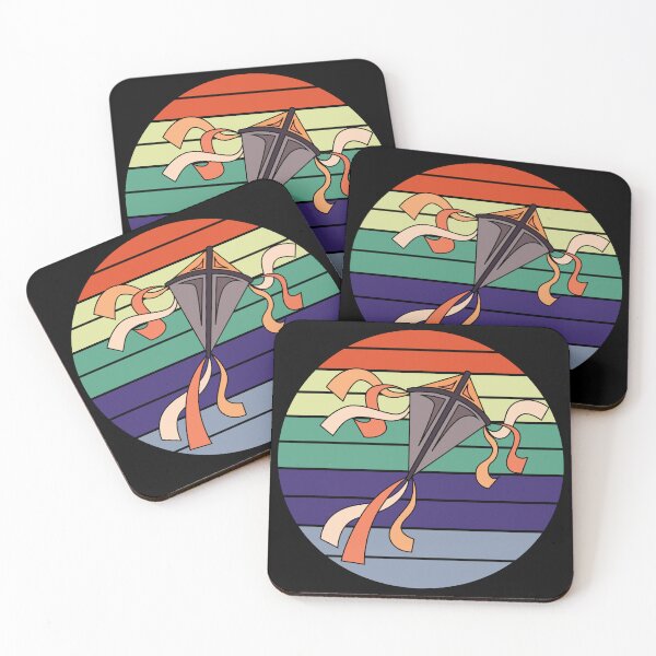 Item preview, Kite Flying Lovers Gift Retro Sun designed and sold by Luna1Shop.