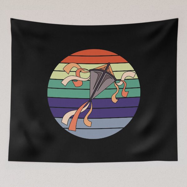 Item preview, Kite Flying Lovers Gift Retro Sun designed and sold by Luna1Shop.