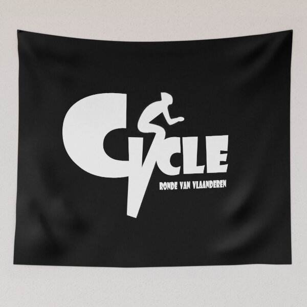 Item preview, RONDE  VAN  VLAANDEREN CYCLE RACING : Abstract Bicycle Surreal Print designed and sold by posterbobs.