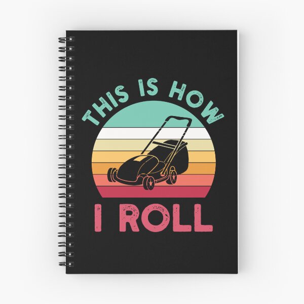 Item preview, Funny Lawnmower Gift: This Is How I Roll Lawnmower Retro Vintage - Mower Lawnmower Lover designed and sold by Adexyl.