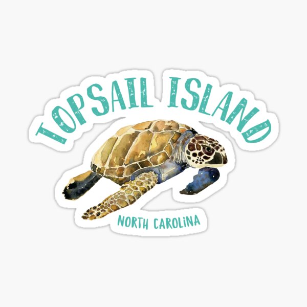 Item preview, Topsail Island North Carolina Sea Turtle Design designed and sold by Futurebeachbum.