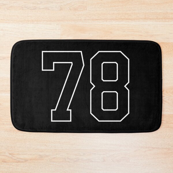 Item preview, Black Number 78 lucky sports jersey seventy eight designed and sold by HeavyStyle.