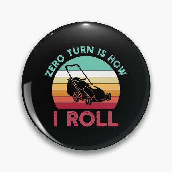 Item preview, Funny Lawnmower Gift: Zero Turn Is How I Roll Retro Vintage - Mower Lawnmower Lover designed and sold by Adexyl.