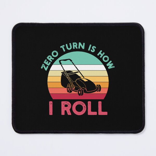 Item preview, Funny Lawnmower Gift: Zero Turn Is How I Roll Retro Vintage - Mower Lawnmower Lover designed and sold by Adexyl.