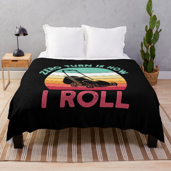 Item preview, Funny Lawnmower Gift: Zero Turn Is How I Roll Retro Vintage - Mower Lawnmower Lover designed and sold by Adexyl.