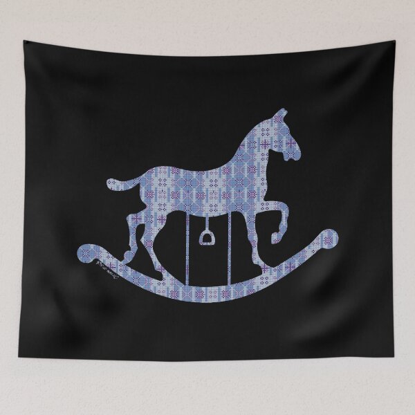 Item preview, The fairy tale of Cinderella on her blue and purple rocking horse designed and sold by PolairmozaiC.
