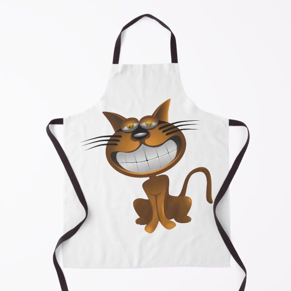 Item preview, Smiling cat funny drawing of a smiling cat, cartoon cute and funny designed and sold by eventdesign77.