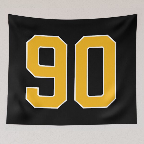 Item preview, Yellow Number 90 lucky sports jersey ninety designed and sold by HeavyStyle.
