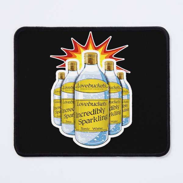 Item preview, Lovebuckets Incredibly Sparkling Tonic Water bottles - Mr Jolly Lives Next Door Inspired designed and sold by RetroTeeStudio.