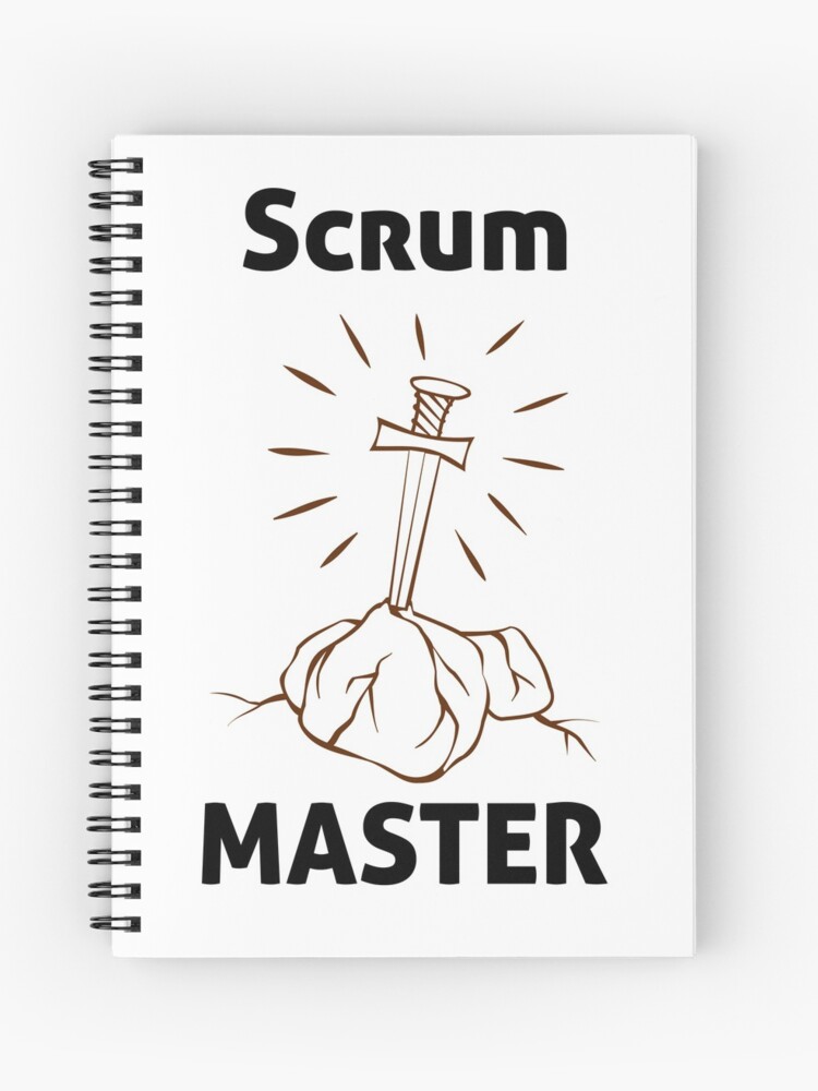 Scrum Master Of The Universe Spiral Notebook