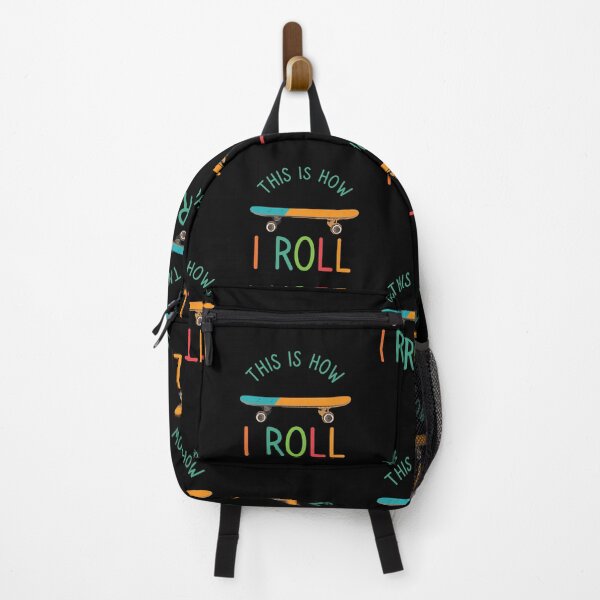 Item preview, Funny Skateboarder Gift: This Is How I Roll Skateboard Retro Vintage - Skater Skateboarding Lover designed and sold by Adexyl.