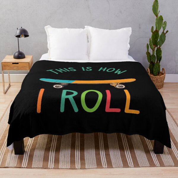 Item preview, Funny Skateboarder Gift: This Is How I Roll Skateboard Retro Vintage - Skater Skateboarding Lover designed and sold by Adexyl.