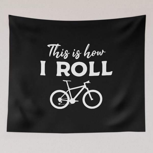 Item preview, Funny Cycling Gift: This Is How I Roll Bicycle Vintage - Cyclist Girl Bike Lover designed and sold by Adexyl.
