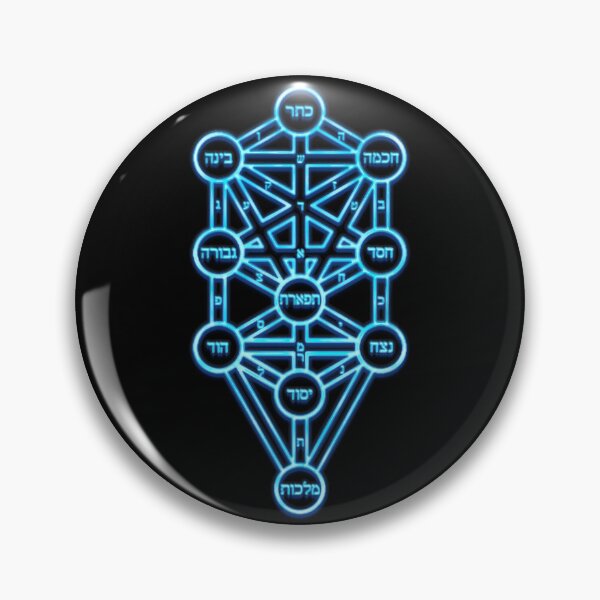 Item preview, Kabbalah Sephiroth Tree of Life Symbol - Floating, Glowing Sigil Decal Transparency Sticker - Blue - Protection Symbol - SubQtaneous designed and sold by SubQtaneousArt.