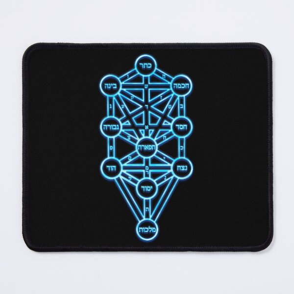 Item preview, Kabbalah Sephiroth Tree of Life Symbol - Floating, Glowing Sigil Decal Transparency Sticker - Blue - Protection Symbol - SubQtaneous designed and sold by SubQtaneousArt.