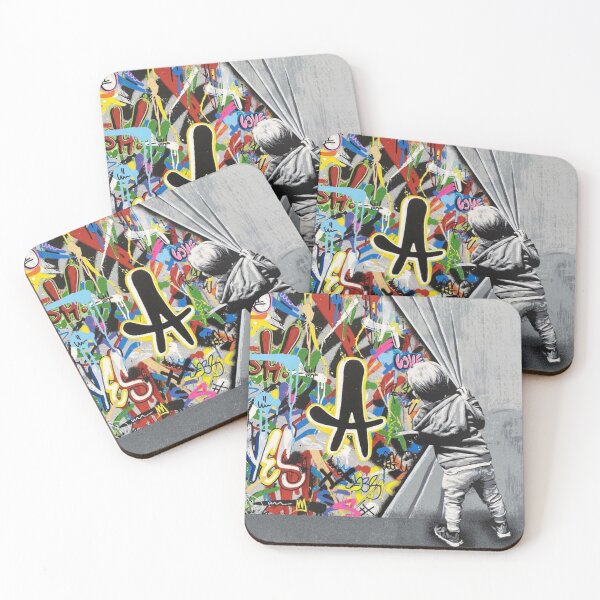 Item preview, Behind The Curtain - Martin Whatson - Modern Stencil Graffiti Urban Art designed and sold by Teecha.