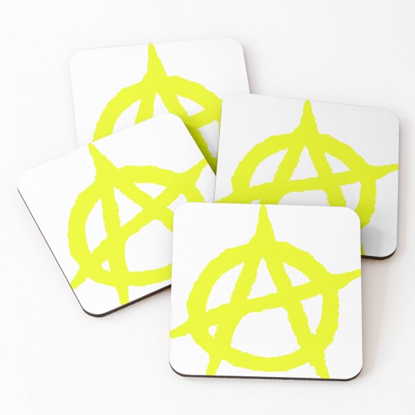 Item preview, Yellow Anarky Symbol designed and sold by AdriftCharacter.