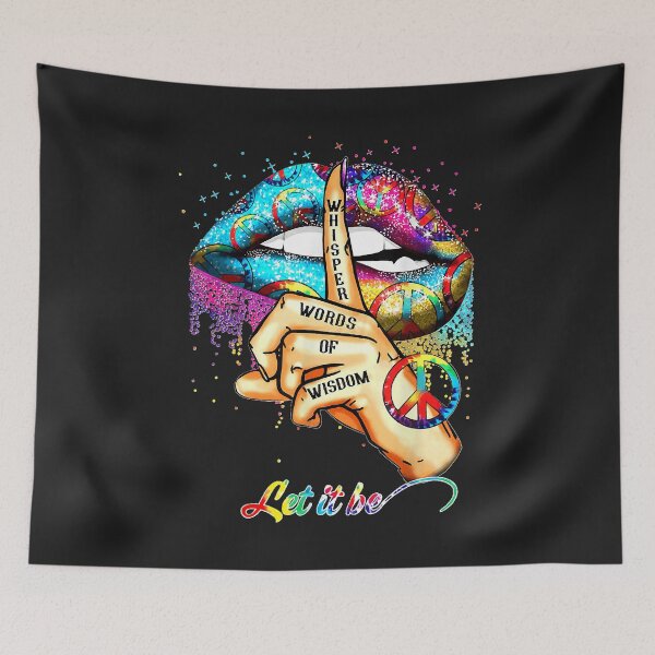 Item preview, Whisper words of wisdom let peace signal let it be designed and sold by AngelaPotter01.