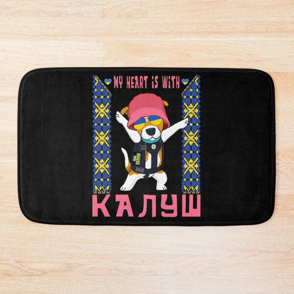 Item preview, Ukrainian Patron Dog stand with Kalush Orchestra and Stefania Ukraine 2022 designed and sold by Aide.