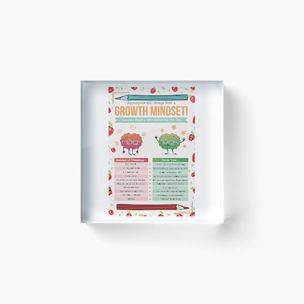 Item preview, Accomplish Big Things With A Growth Mindset designed and sold by UweSchroeder.