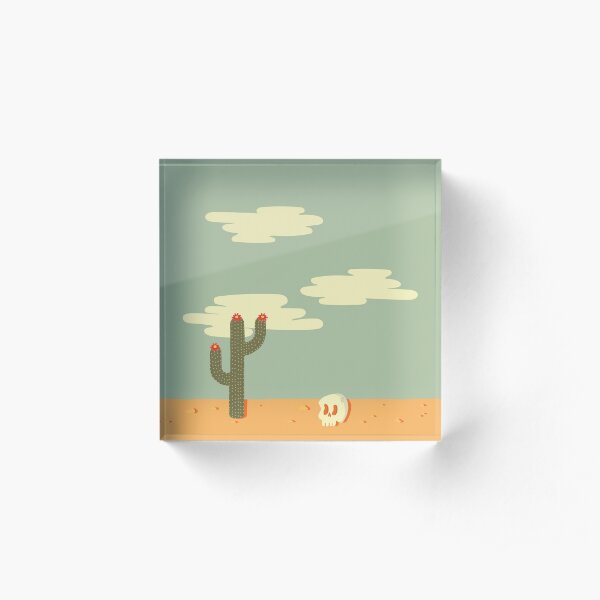 Desert Wasteland Acrylic Block