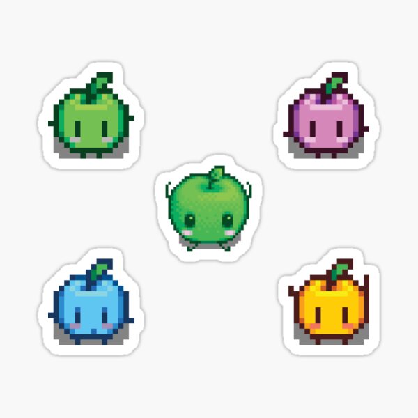 Aperçu de l'œuvre Stardew Valley Junimo mini peluche imprimé créée et vendue par aiya-pixels.